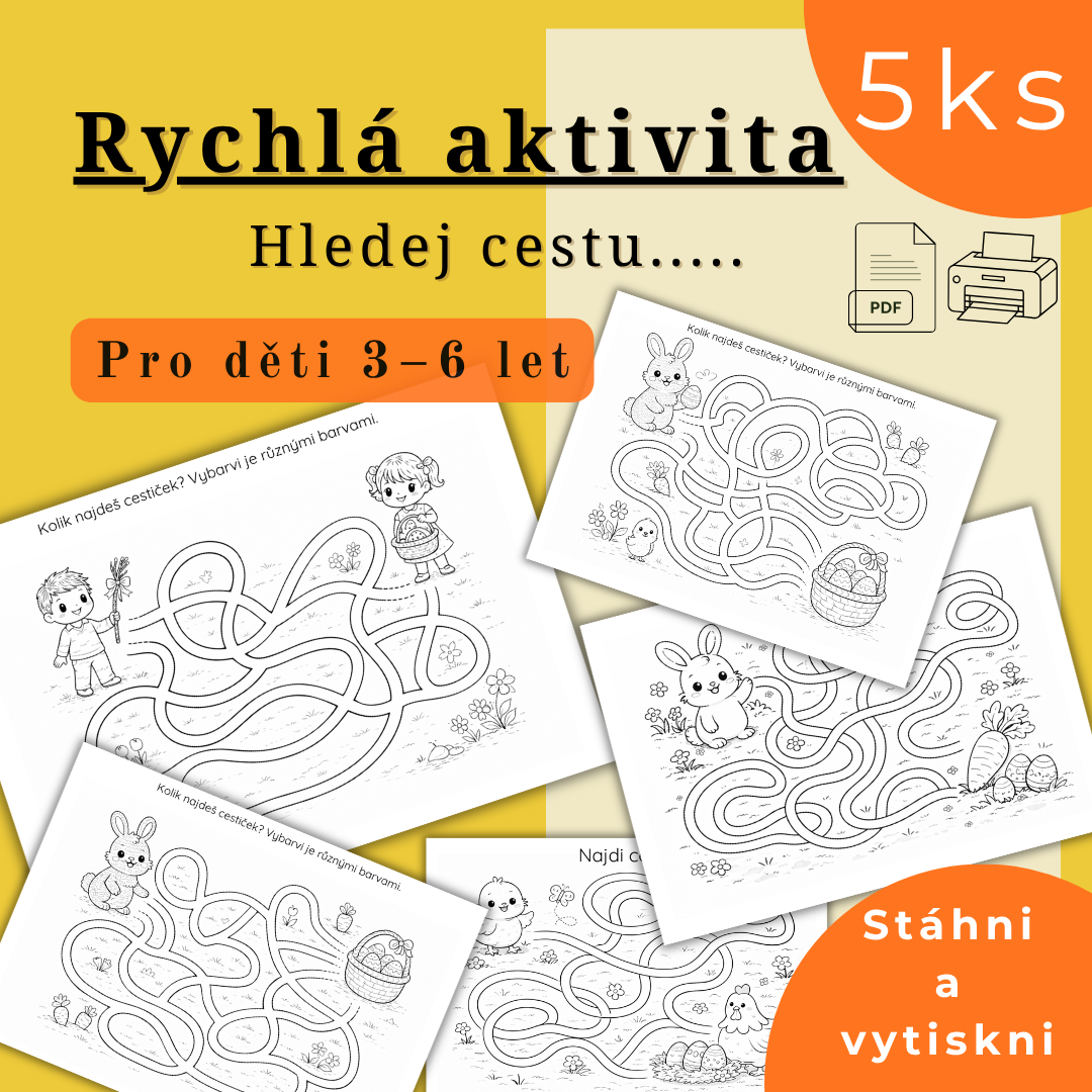 bludiště pro děti 3–6 let PDF ke stažení hledání cesty pracovní list pro děti tisknutelná aktivita. logická hra hledání cesty tisknutelný PDF soubor
