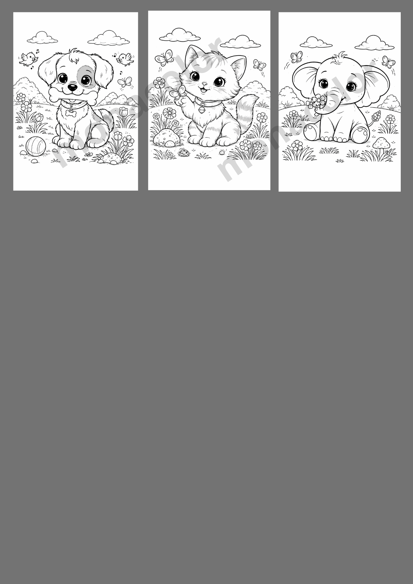 Omalovánky pro děti ve věku od 6let - 30ks