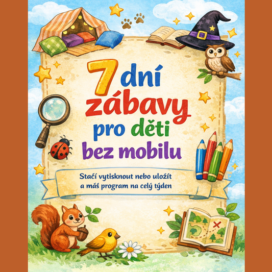 zábava pro děti na celý týden, pdf ke stažení a tisku. Ihned ke stažení